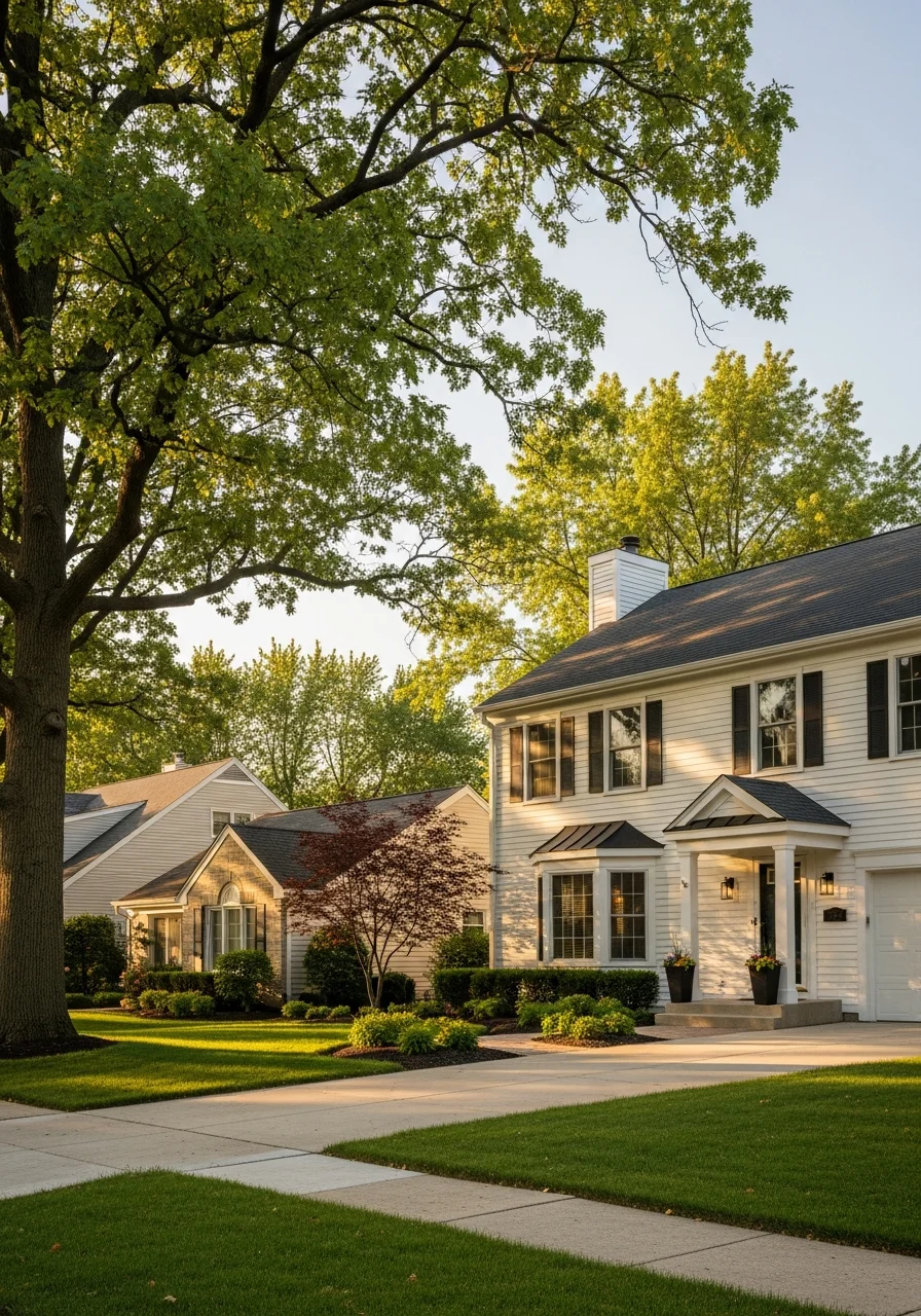 Darien home exterior showing quality work and neighborhood appeal.